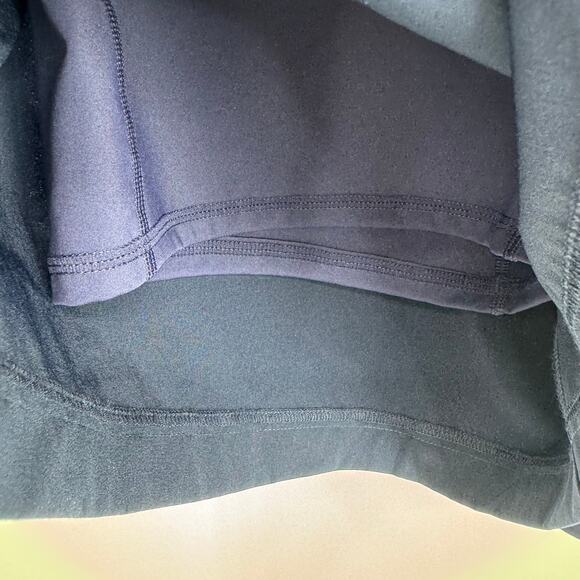 Halara shorts women's large snap high waisted color block active blue white - Picture 5 of 10